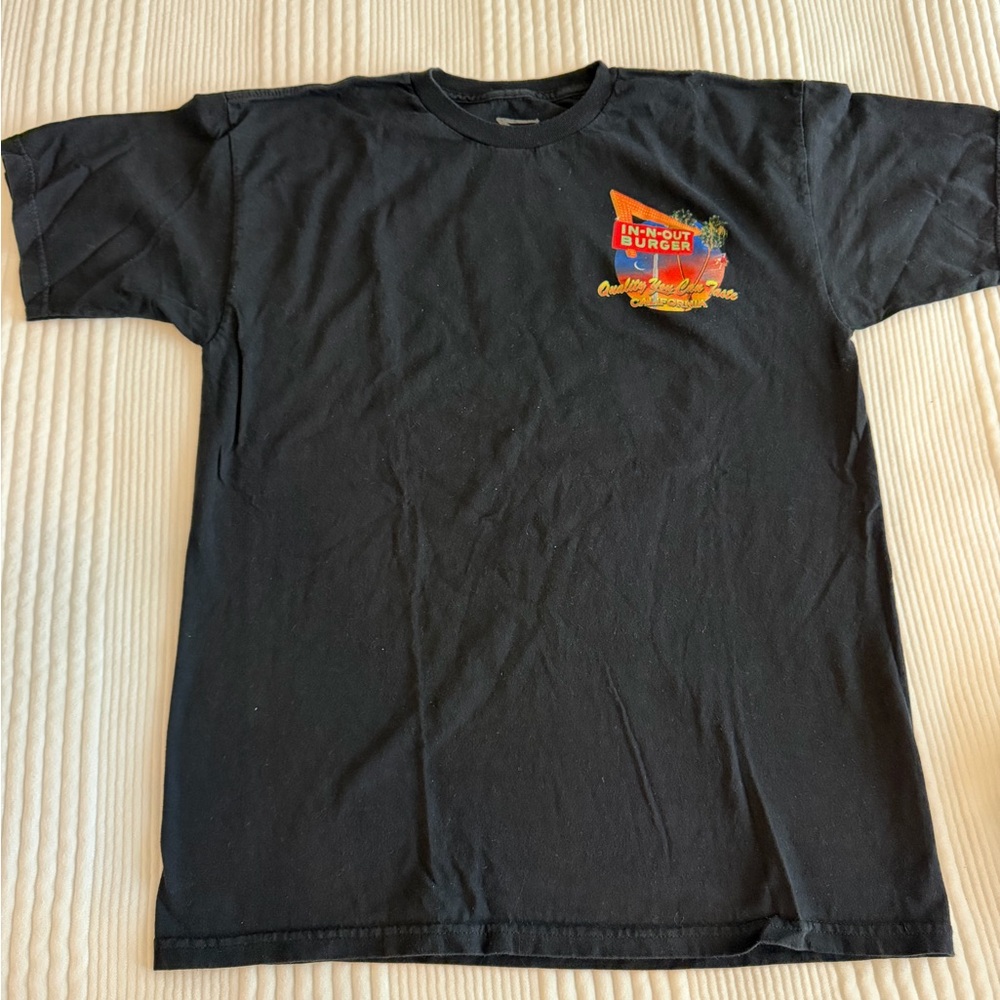 In-N-Out Burger Logo Short Sleeve Tee - Black